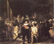 REMBRANDT Harmenszoon van Rijn The Company of Frans Banning Cocq and Willem van Ruytenburch also Known as the Night Watch Sweden oil painting artist